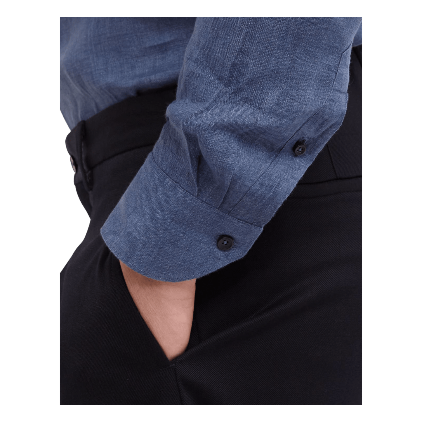 UNIT Hamburg - Xacus, gewaschenes Leinen, denimblau - Xacus