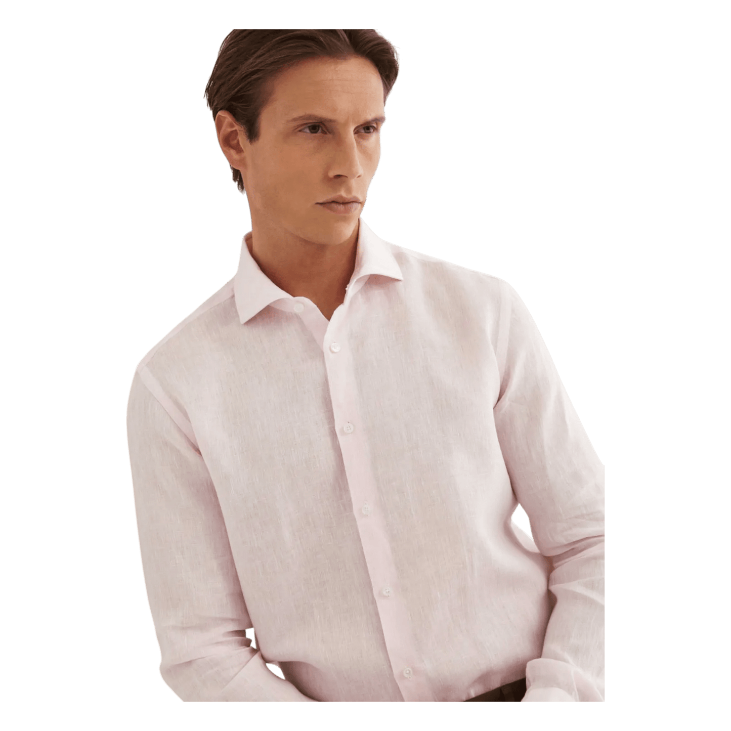UNIT Hamburg - Xacus, gewaschenes Leinenhemd, rosé - Xacus