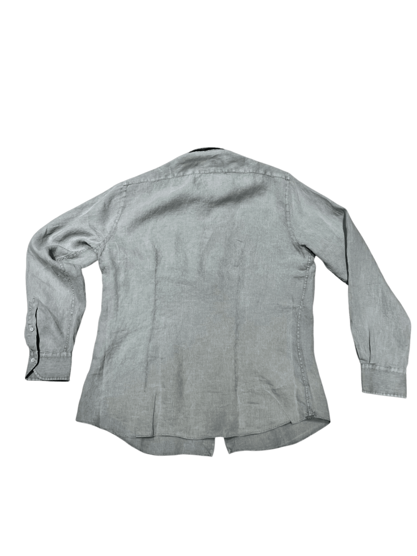 UNIT Hamburg - XACUS Leinenhemd Grau mit G_PWDR - Färbung, grau - Xacus