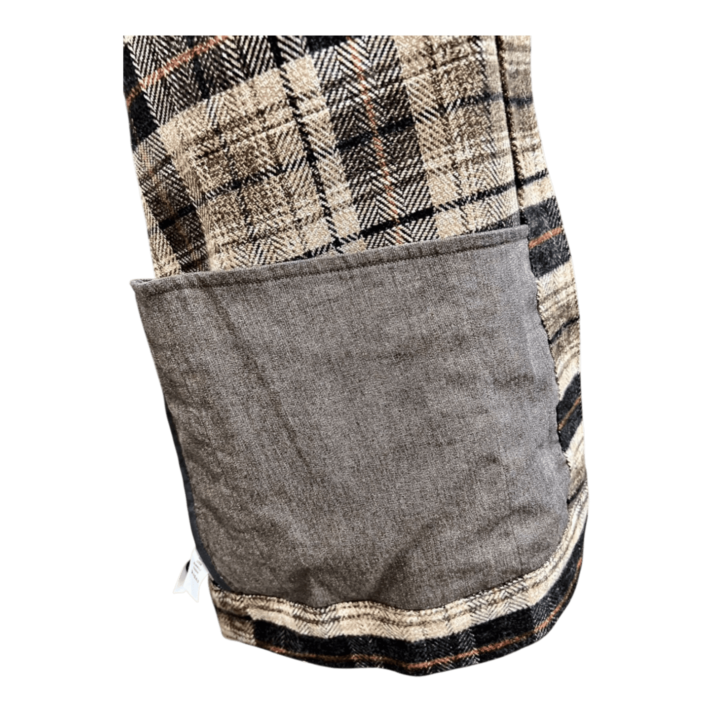 UNIT Hamburg - Xacus Overshirt Herren kariertes Overshirt mit Taschen, braun - Xacus