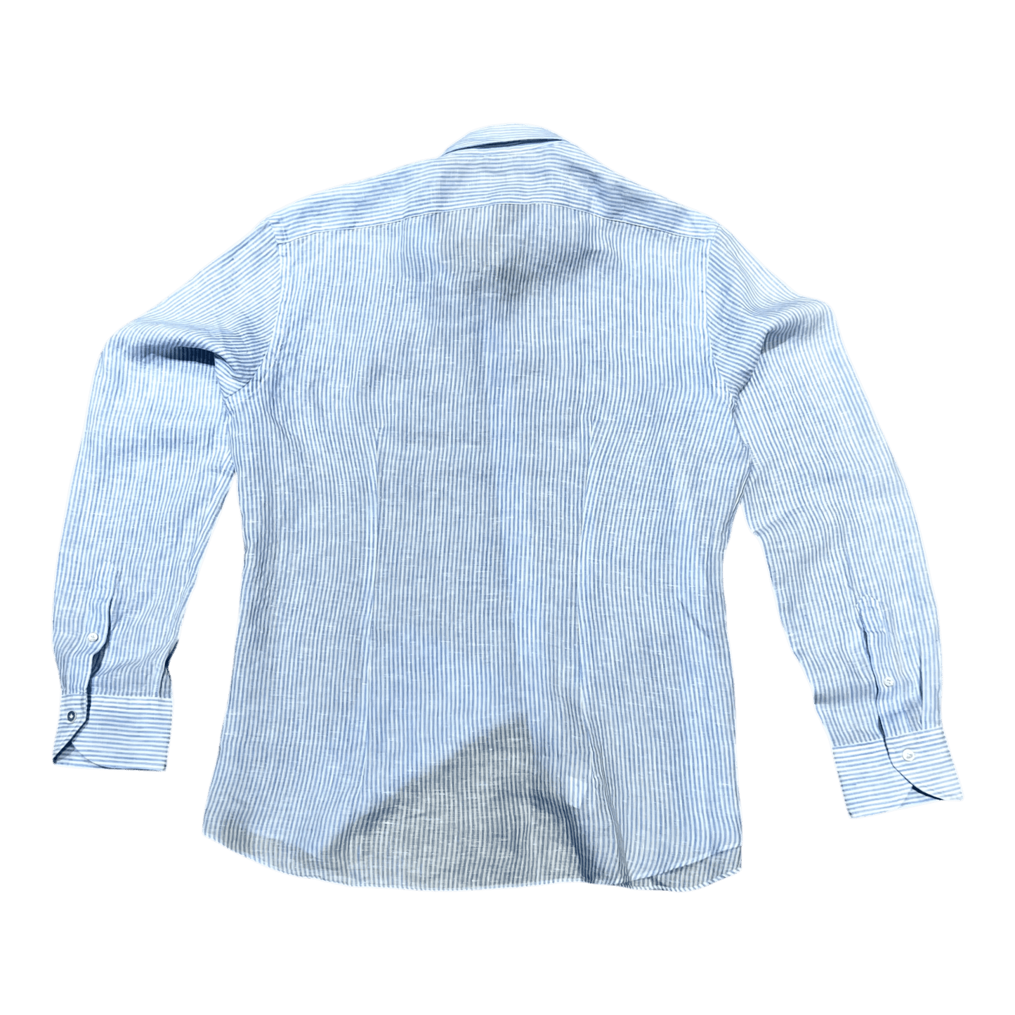 UNIT Hamburg - Xacus, Lino lavato a righe, azzurro su bianco - Xacus