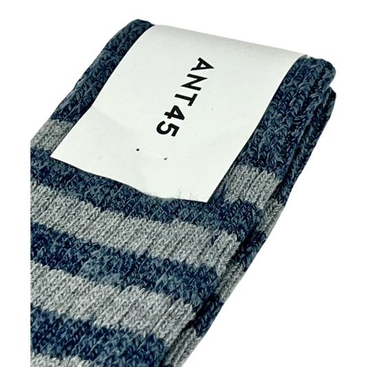 ANT45, Etalai Socken, in Denimblau-Grau aus Baumwolle - UNIT Hamburg