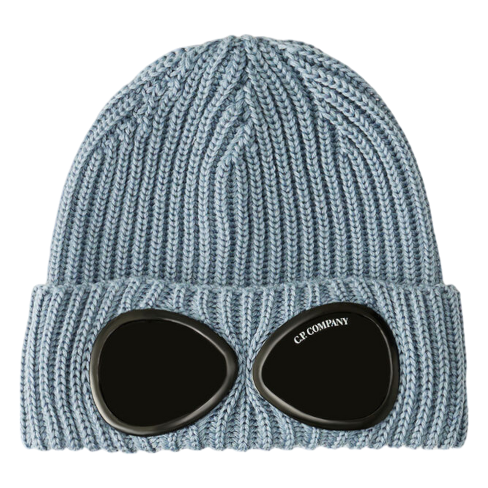 C.P. Company,Mütze,C.P. Companyt , Merino Beanie mit Goggle, Flint Stone,UNIT Hamburg