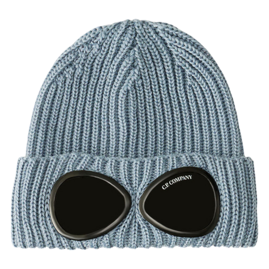 C.P. Company,Mütze,C.P. Companyt , Merino Beanie mit Goggle, Flint Stone,UNIT Hamburg