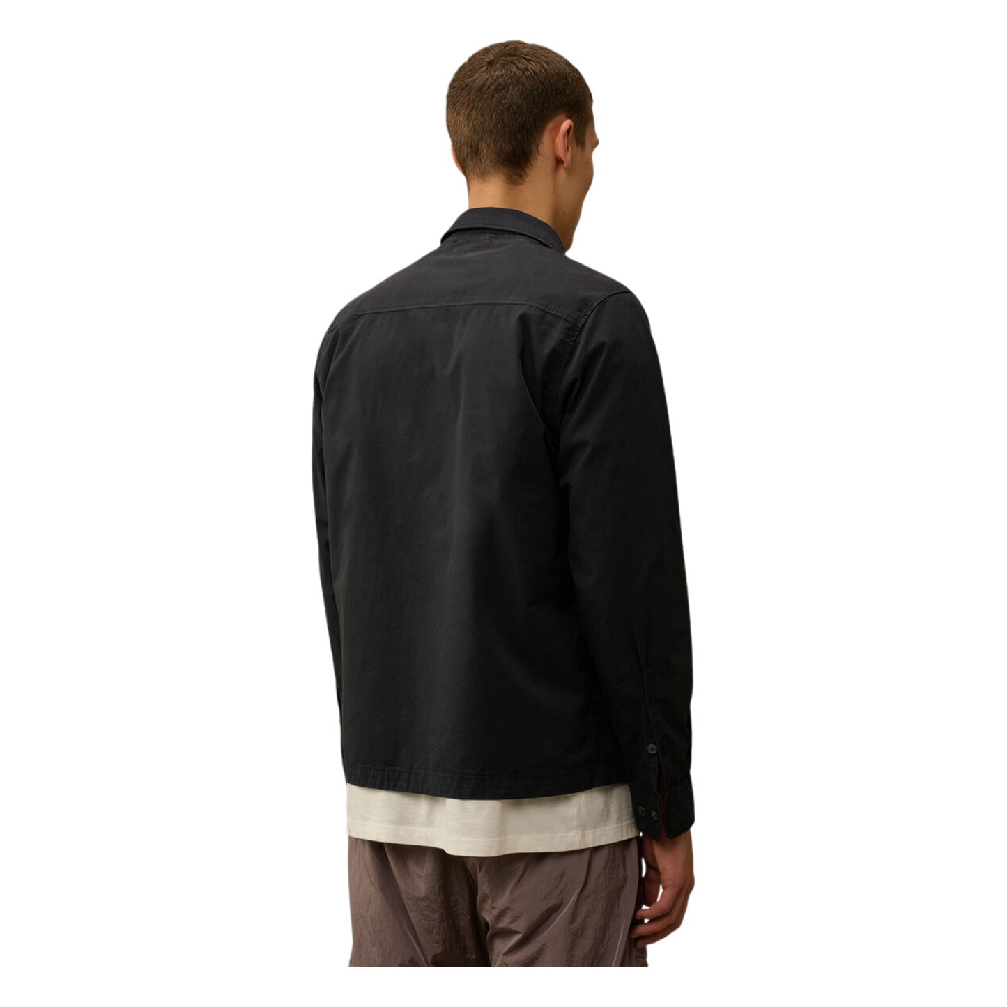 C.P. Company, Gabardine Zipped Overshirt, night shade