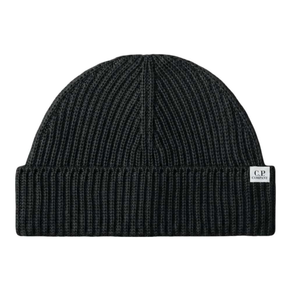 C.P. Company 21CMAC137A 005509A MERINO FISHERMAN BEANIE