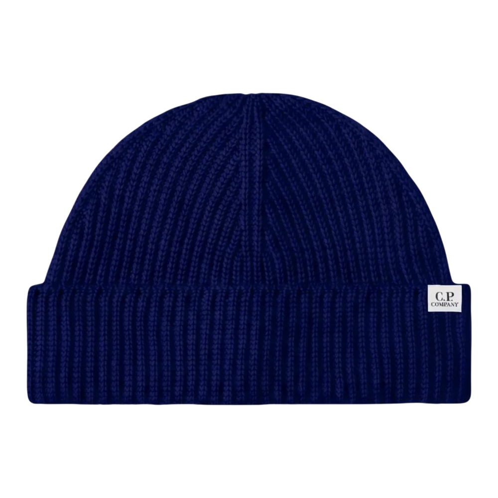 C.P. Company 21CMAC137A 005509A MERINO FISHERMAN BEANIE