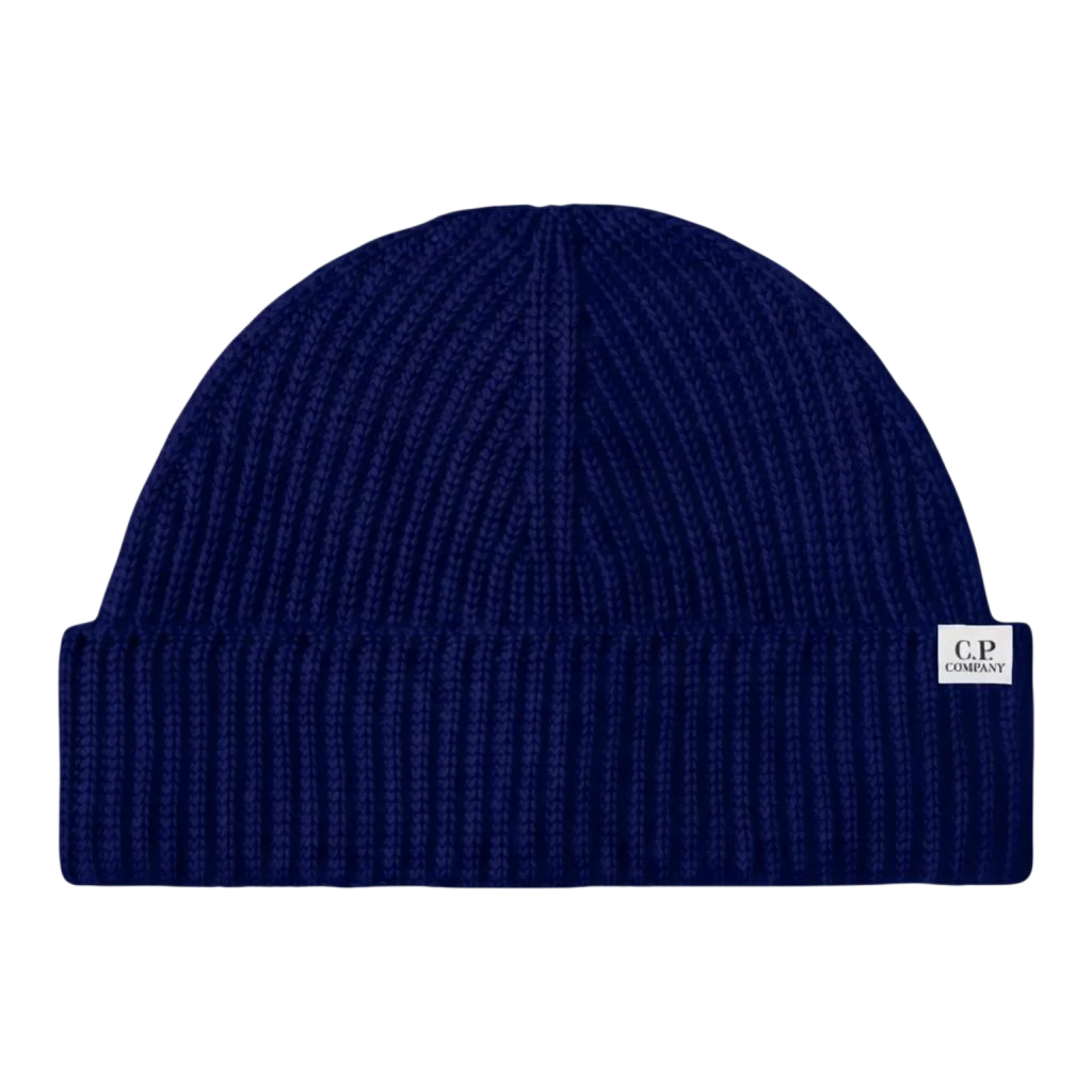 C.P. Company 21CMAC137A 005509A MERINO FISHERMAN BEANIE