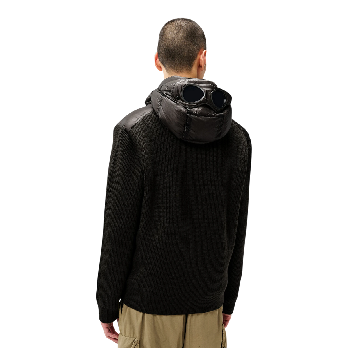 C.P. Company, D.D. Shell Merino Goggle Jacket, schwarz