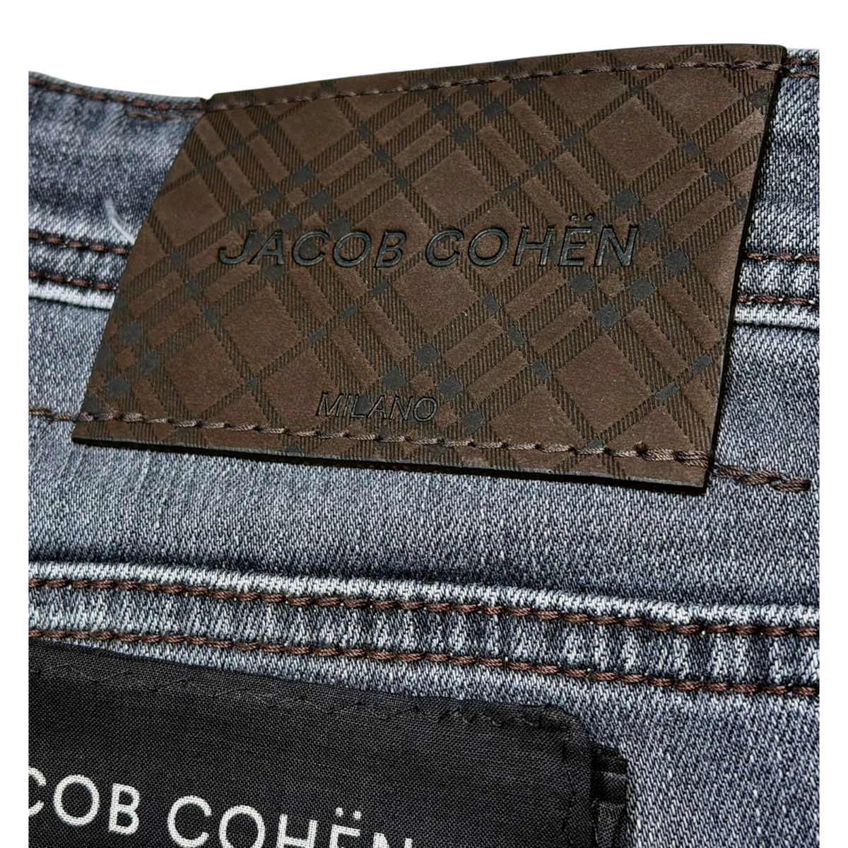 Jacob Cohën, Scott Jeans, grau mit Bitter Chocolate Label