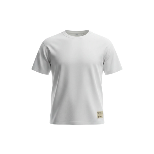 Aspesi, Baumwoll-Strick-T-Shirt Herren, weiß - UNIT Hamburg