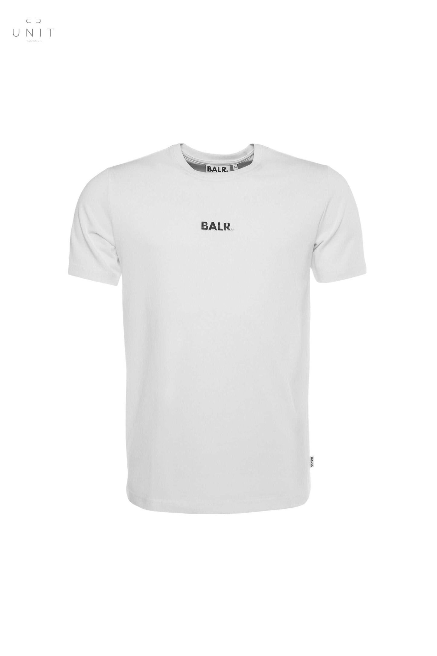 BALR. Herren T-Shirt BL Classic Straight mit Metall-Logo, weiß, online only
