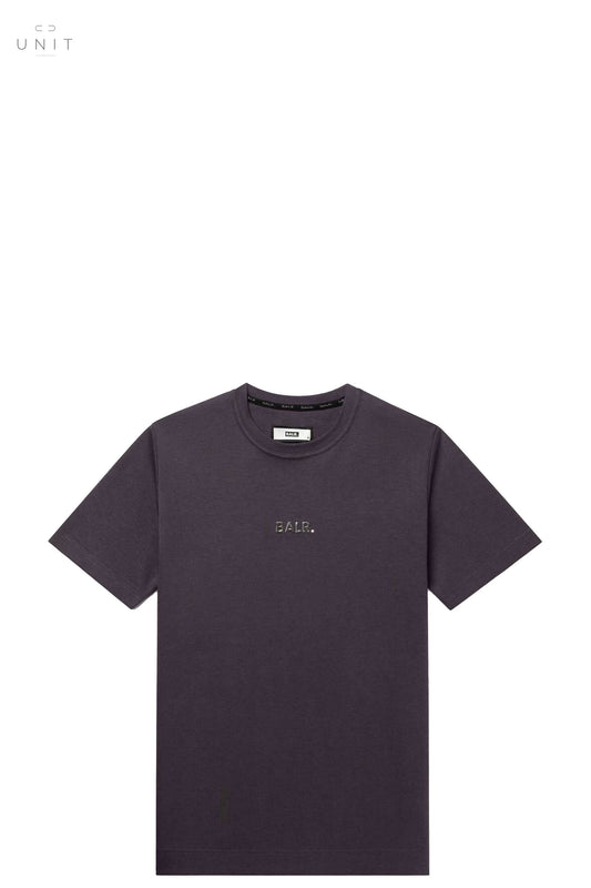 BALR. Herren T-Shirt Q-Series Straight T-Shirt Asphalt, online only