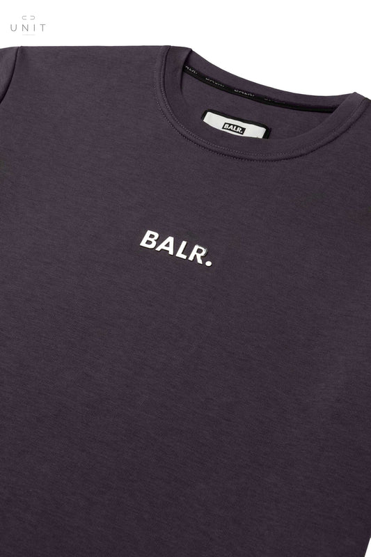 Detailaufnahme BALR. Herren T-Shirt Q-Series Straight T-Shirt Asphalt, online only