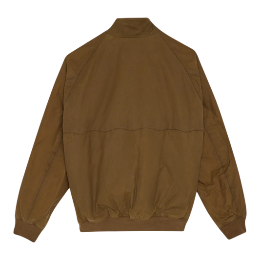 Baracuta, G9 Harrington, Wachsjacke, dunkelbeige