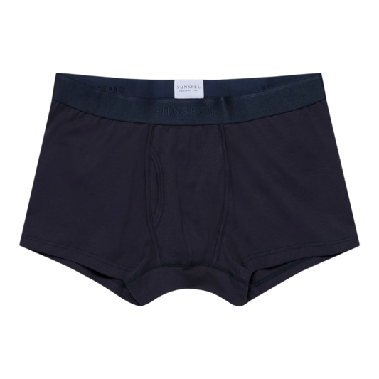 Sunspel Superfine Trunk Navy – Herren-Trunks, navy