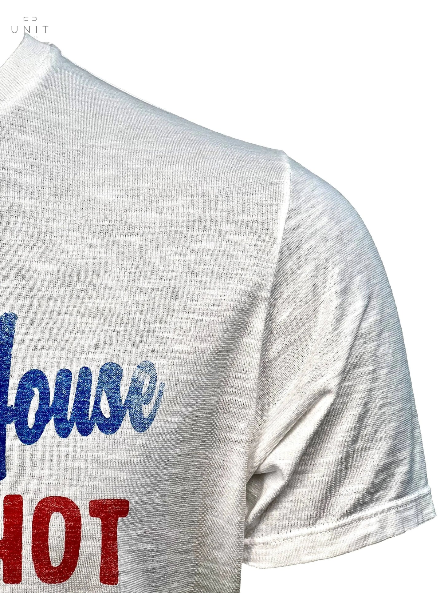 Schulter von  Bowery NYC 42BWTMA111 Balducci's House Slub Jersey T-Shirt weiß