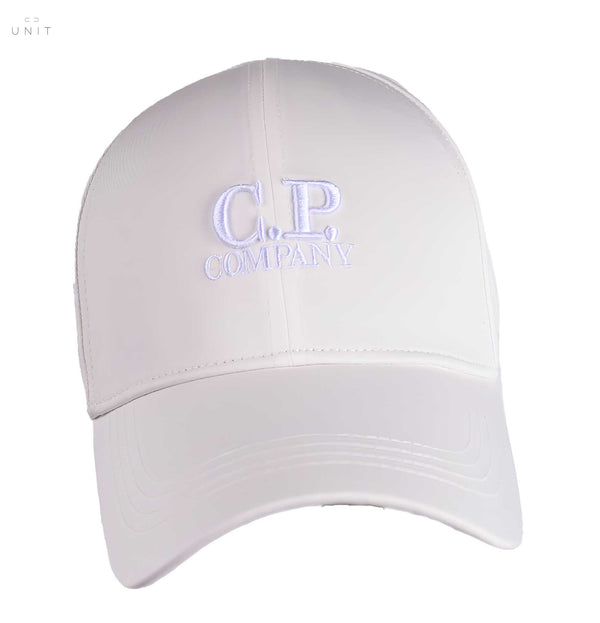 C.P. Company BASEBALL CAP GABARDINE, weiß - UNIT Hamburg