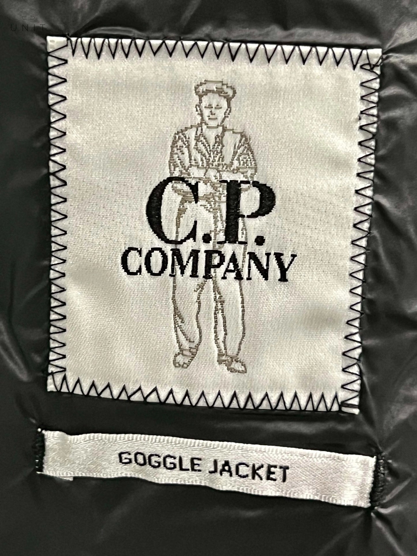 C.P. Company, D. D. SHELL Merino Goggle Jacke, schwarz C.P. Company