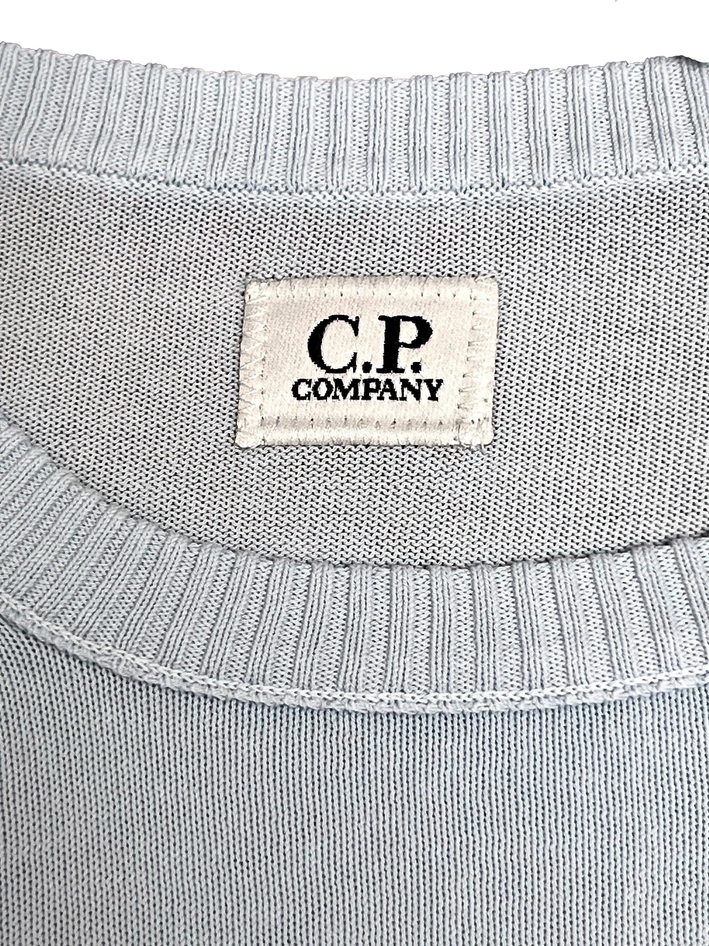 C.P. Company,Sweatshirt,C.P. Company, Sommerstrick, old dyed, starlight blue,UNIT Hamburg