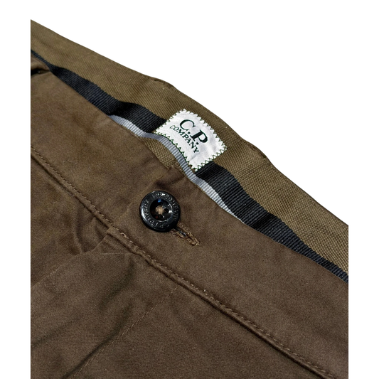 C.P. Company Stretch Satin Cargo Pant Braun