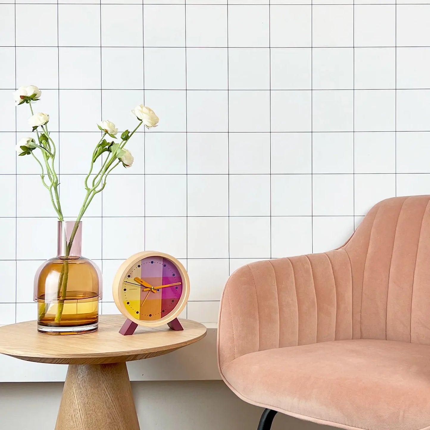 CLOUDNOLA, Flip Vase, Medium Pink and Yellow Glass, 2-teilig CLOUDNOLA