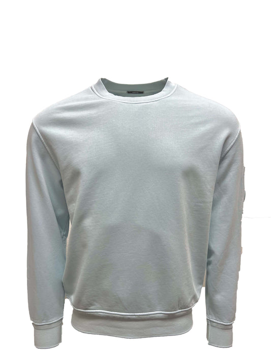 C.P. Company,  Diagonal Resist Dyed Sweatshirt, starlight blue - UNIT Hamburg