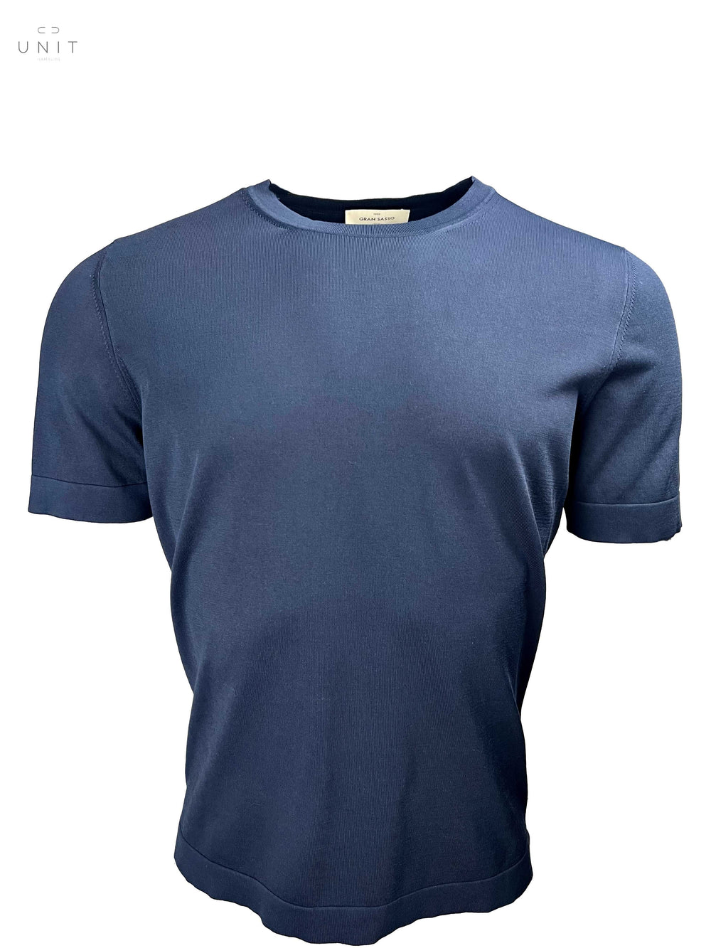 Gran Sasso,T-Shirt,Gran Sasso, Organic Cotton Vintage, T-Shirt Rundhals, navy,UNIT Hamburg