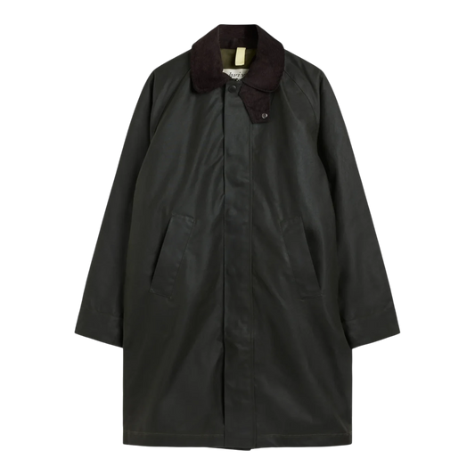 Brixtol Textiles 106965 Hayden Waxed Long Jacket
