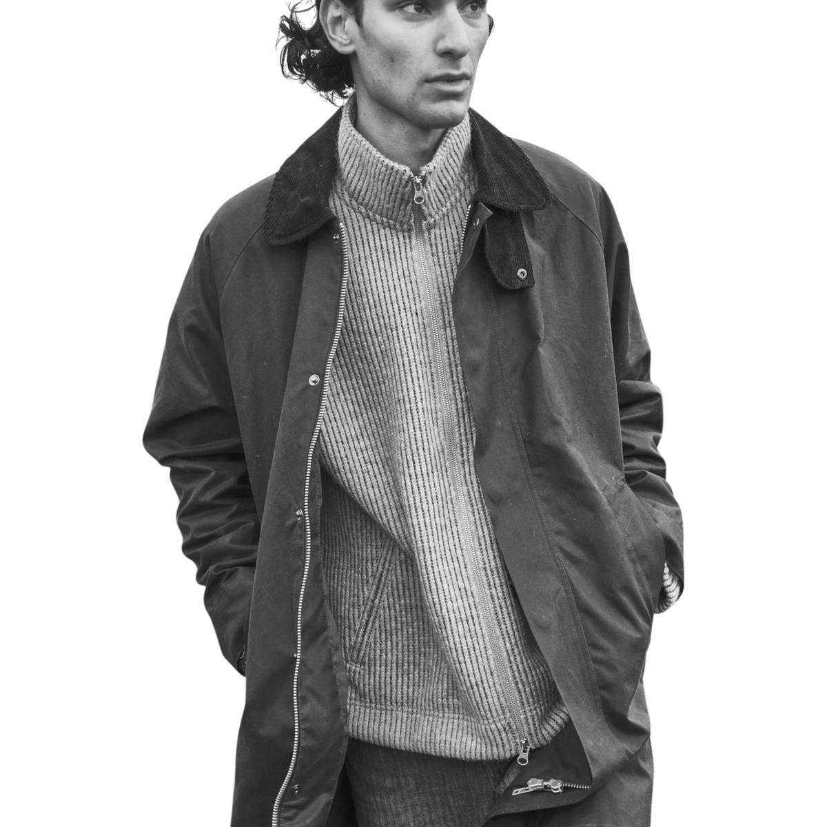 Brixtol, Hayden, Wachsjacke in Olive