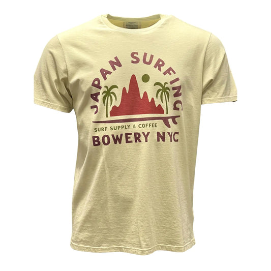 Bowery NYC, Japan Surfing, Vintage Jersey T-Shirt, mineral beach sand - UNIT Hamburg
