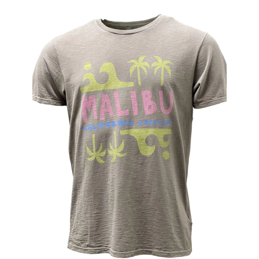 Bowery NYC, T-Shirt, Malibu California Vintage Jersey, mineral smoke - UNIT Hamburg