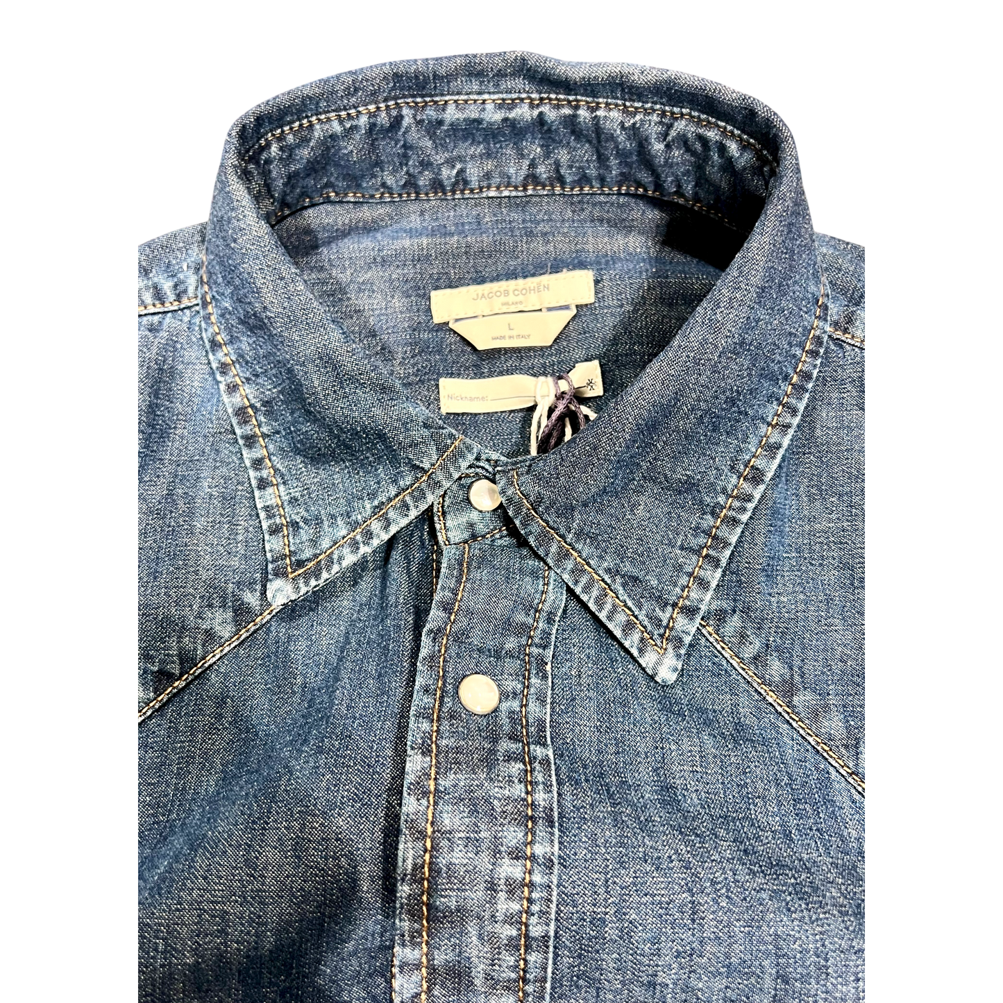 Jacob Cohën Western Shirt Medium Blueshop