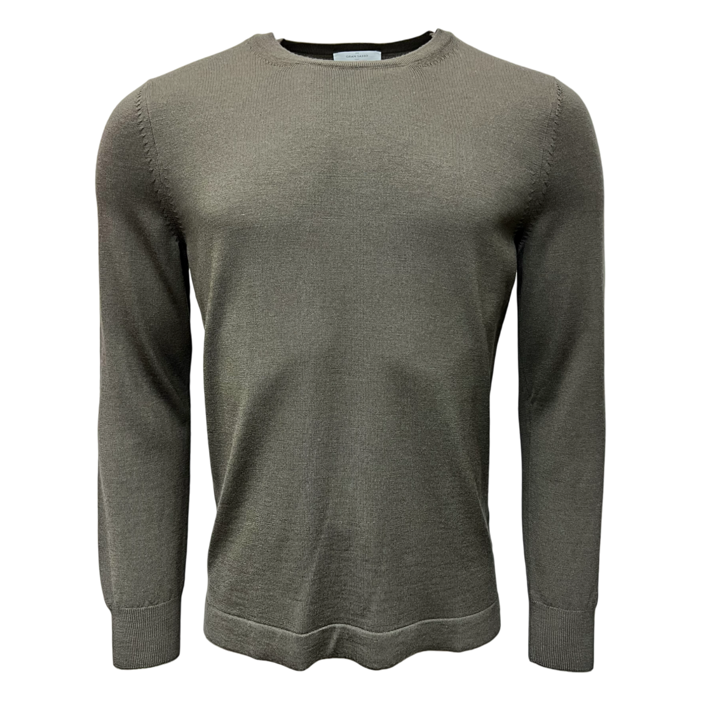 Gran Sasso,Pullover,Gran Sasso, easy Care, Athleisure, Rundhals, oliv,UNIT Hamburg