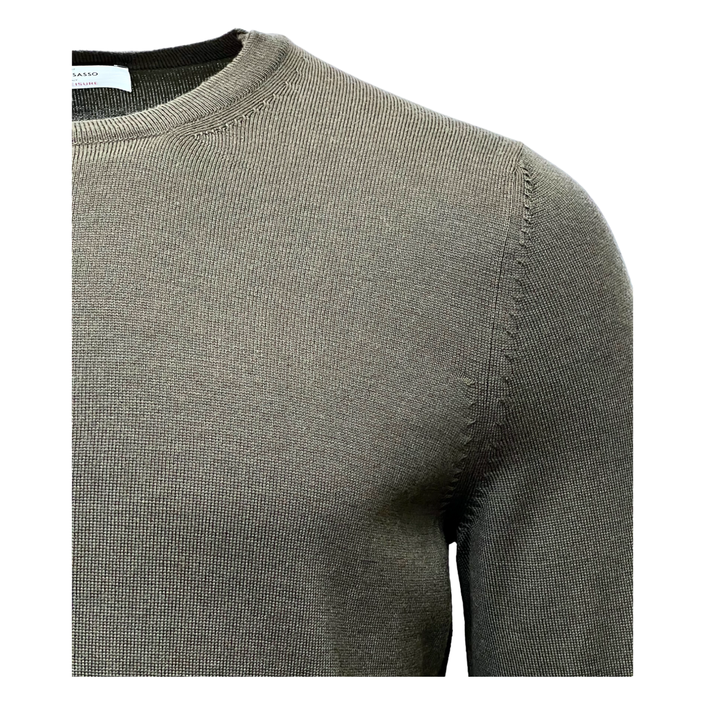 Gran Sasso,Pullover,Gran Sasso, easy Care, Athleisure, Rundhals, oliv,UNIT Hamburg