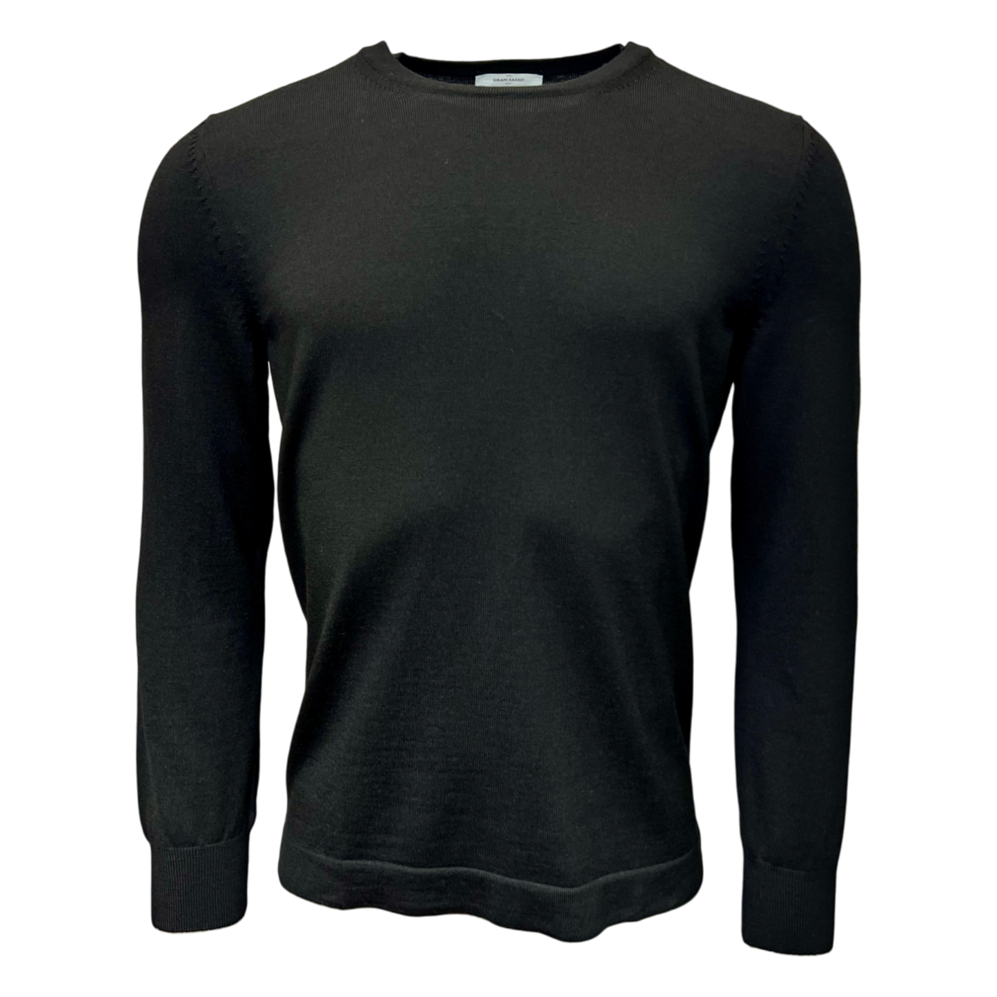 Gran Sasso,Pullover,Gran Sasso, easy Care, Athleisure, Rundhals, schwarz,UNIT Hamburg