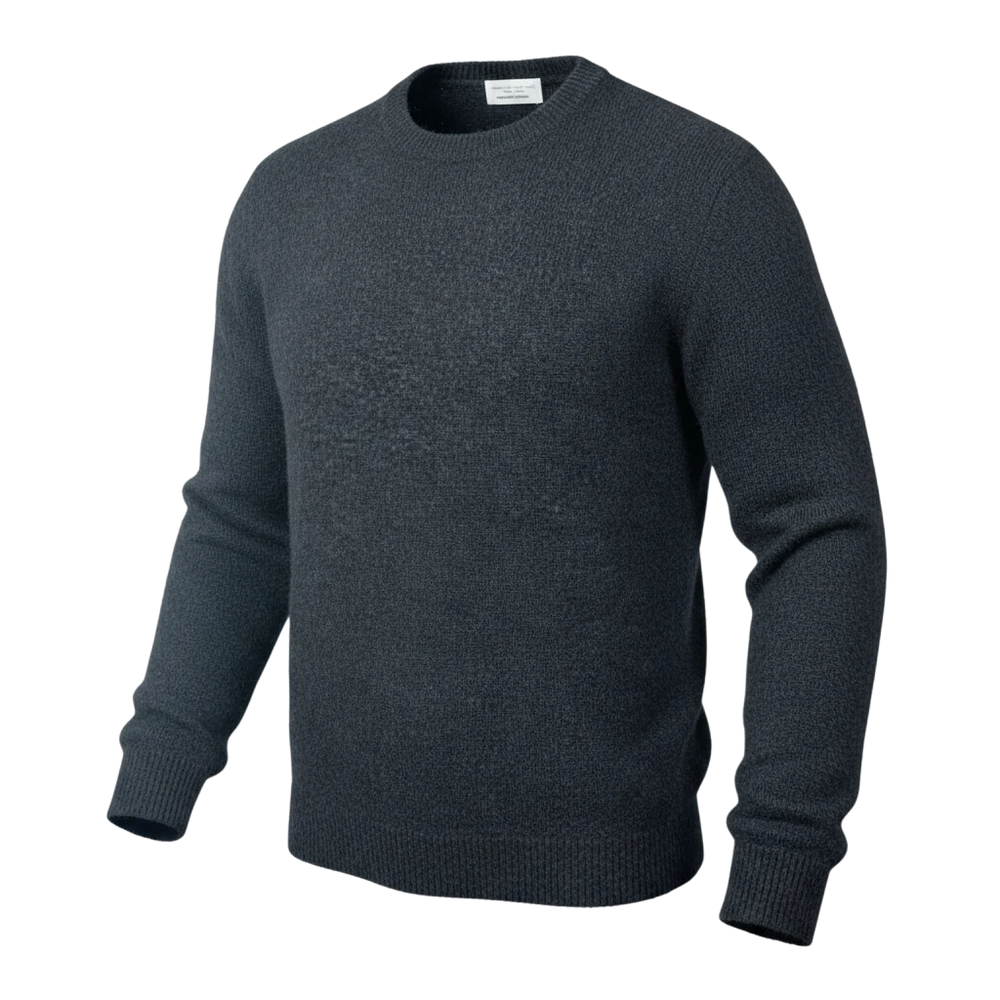 Roberto Collina, Rundhals, Merino Baby Camel, schwarz