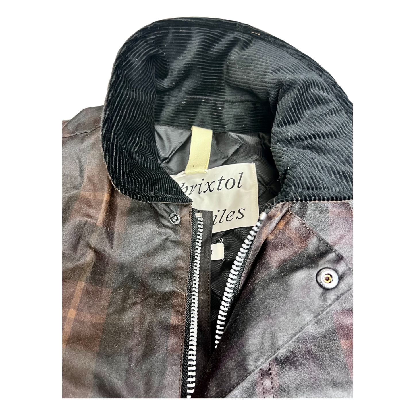 Brixtol Textiles,Jacke,Brixtol, Curtis Waxed Jacket, braunes Karo,UNIT Hamburg