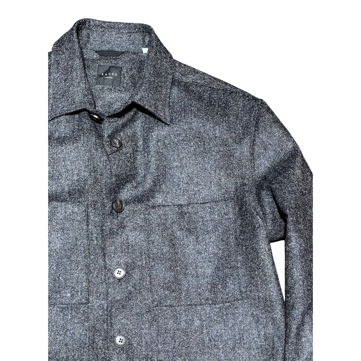 Xacus 169ML 31440 アンフォールド・ウール・オーバーシャツ