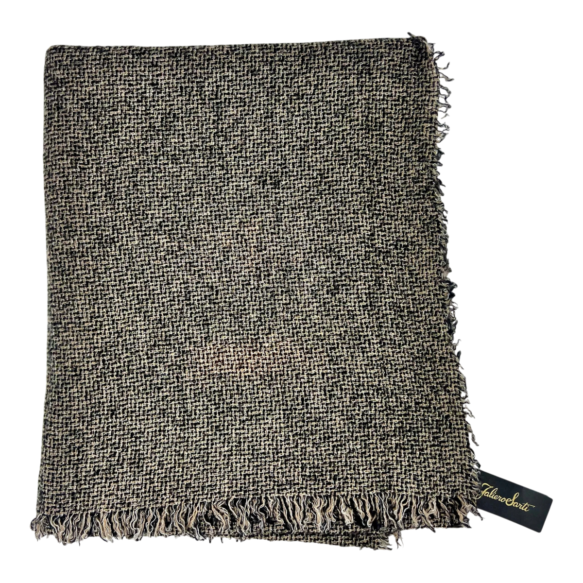 Faliero Sarti New Alberto Schal Beige-Schwarz