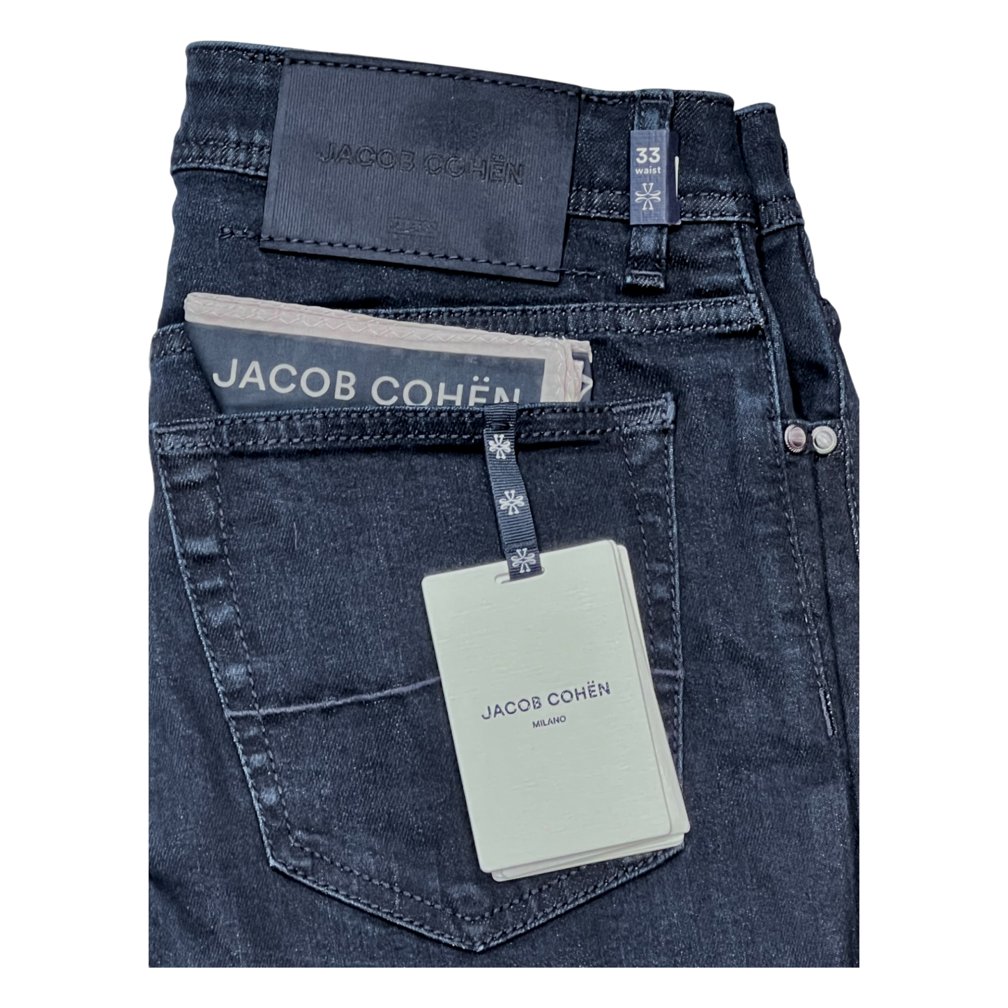 Jacob Cohën, BARD, navy label dark indigo