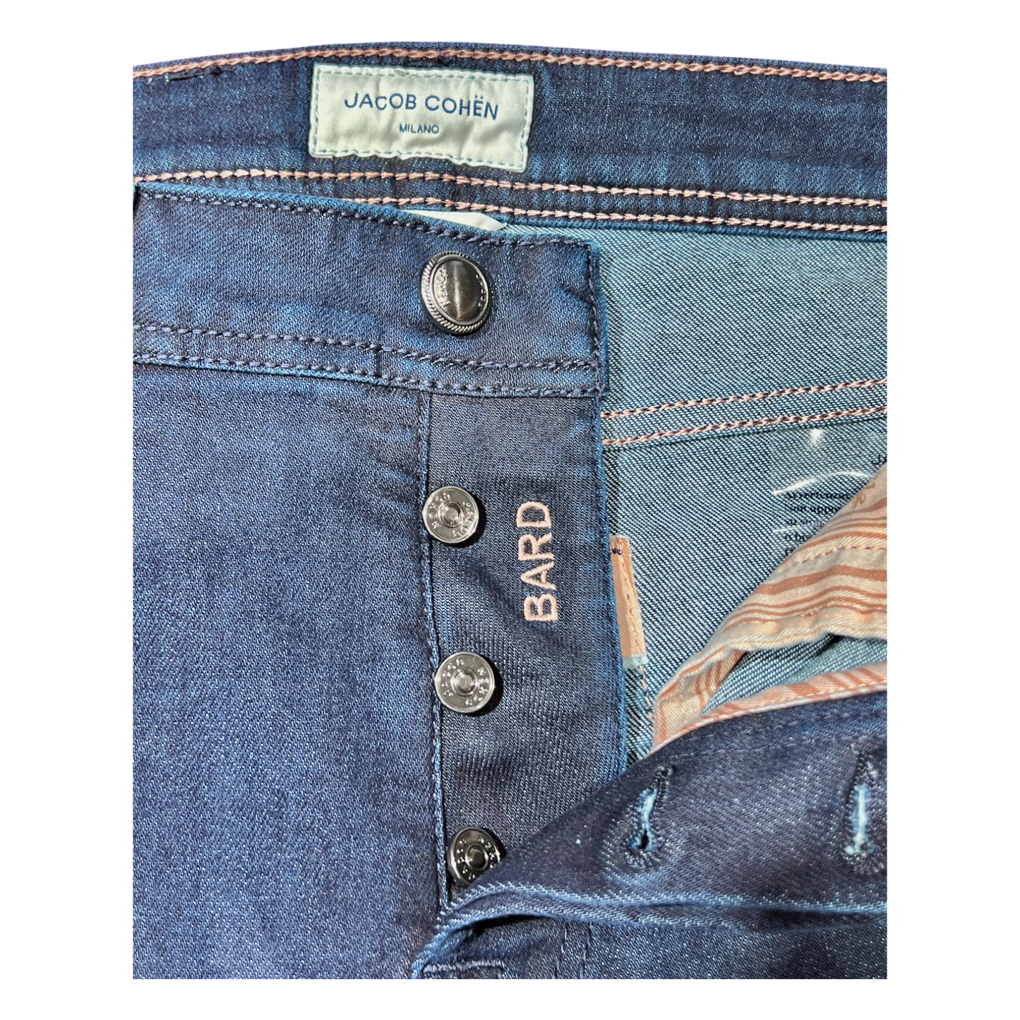 Jacob Cohën, BARD, navy label dark indigo