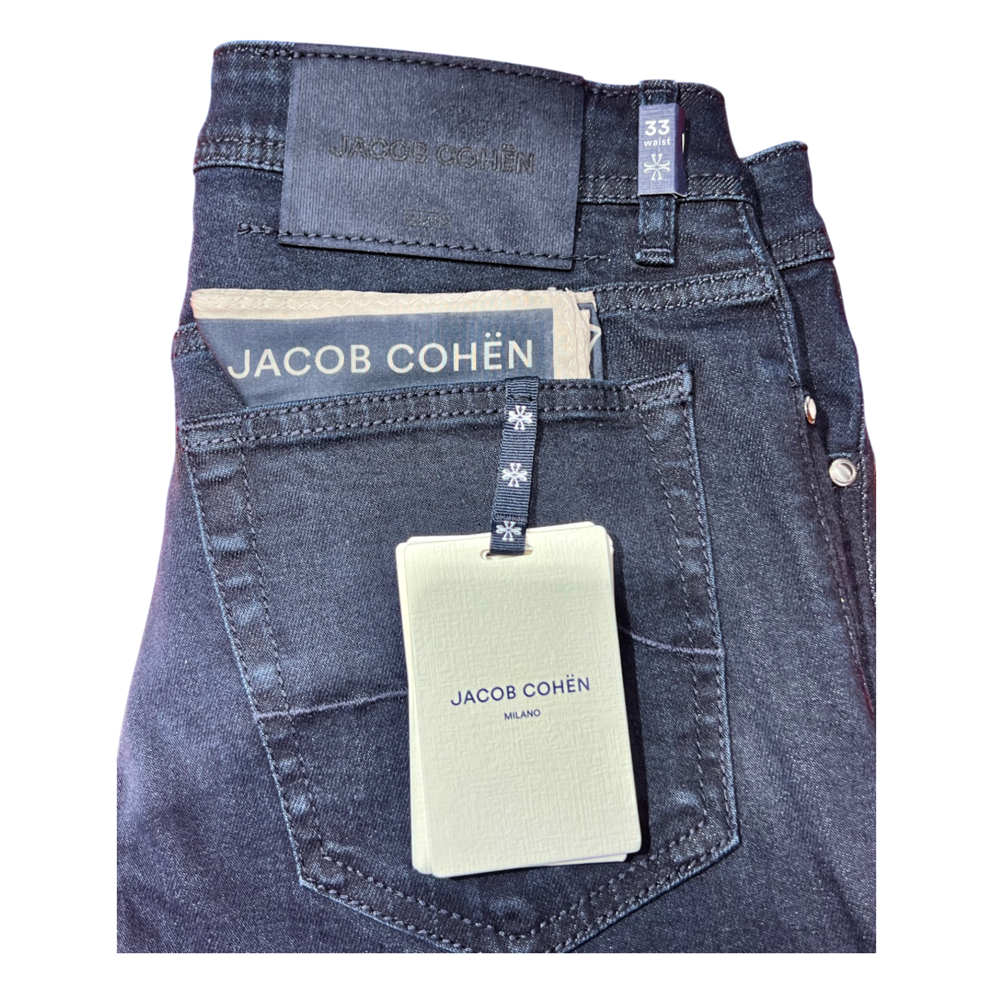 Jacob Cohën, BARD, navy label dark indigo