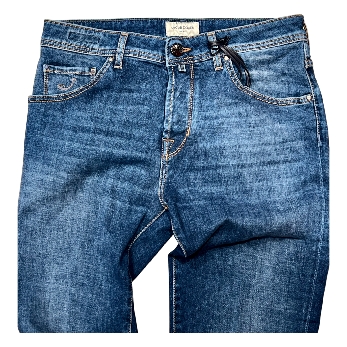 Jacob Cohën, Scott, royal blaues Etikett, mittelblau