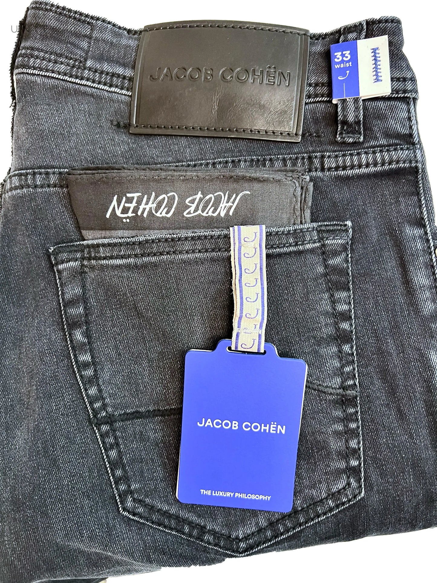 Jacob Cohen,Jeans,Jacob Cohen, NICK, black label, distressed, black washed,UNIT Hamburg