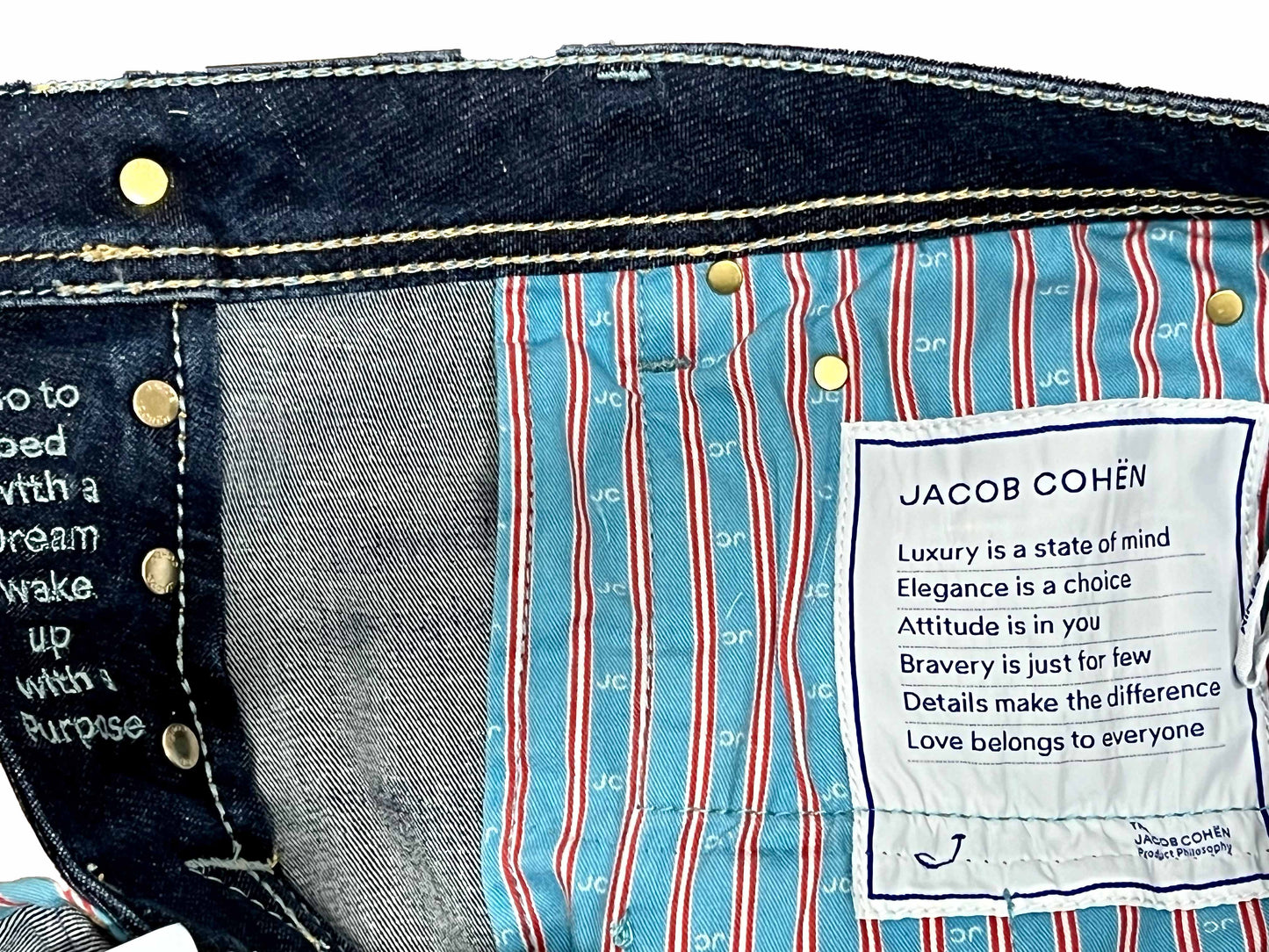 Jacob Cohen, NICK SLIM, turquoise label, dark washed Jacob Cohen