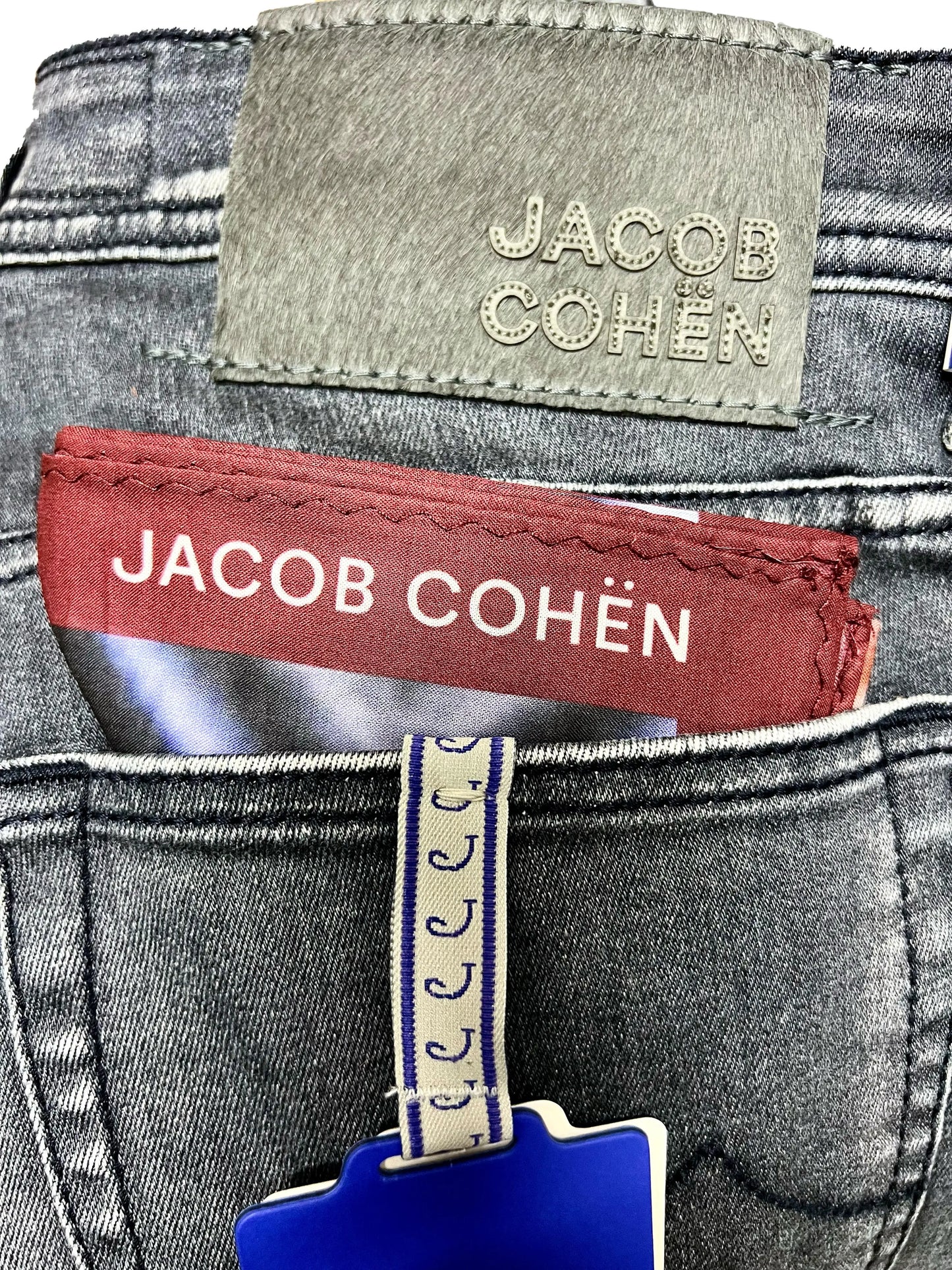 Jacob Cohen, Nick slim, piombo label, mid grey Jacob Cohen