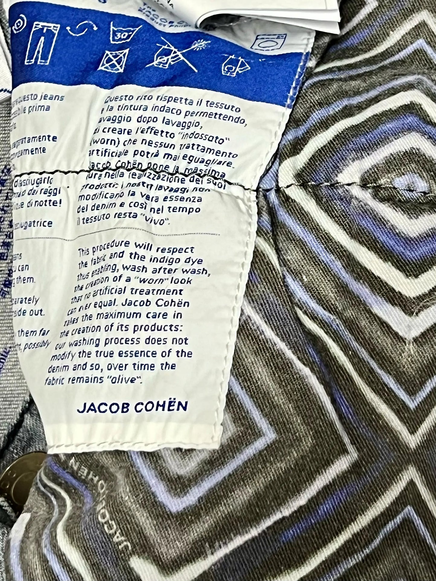 Jacob Cohen, Nick slim, taupe label, light grey Jacob Cohen