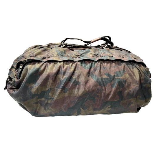 Campomaggi, Weekend Bag, Nylon/ Leather, Camouflage braun Campomaggi