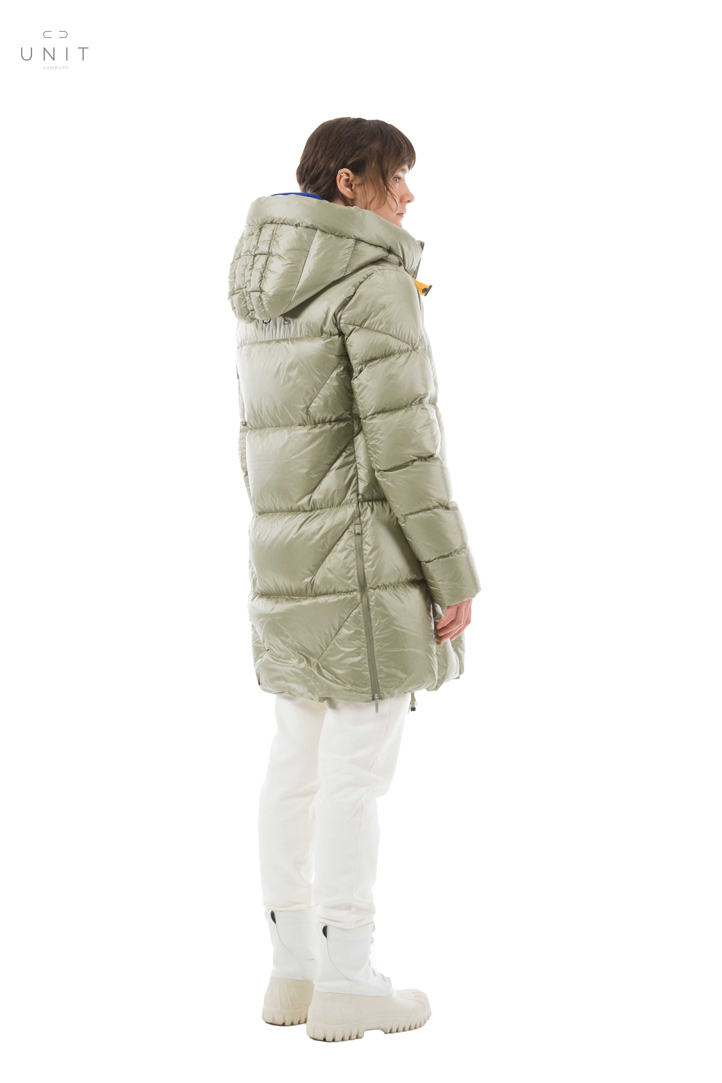 Parajumpers JANET - Woman, Hooded Down Jacket, sand, online only Parajumpers